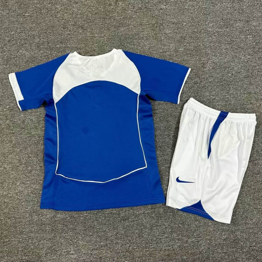 Brazil 2004 Vintage Retro Away Kids Jersey Set