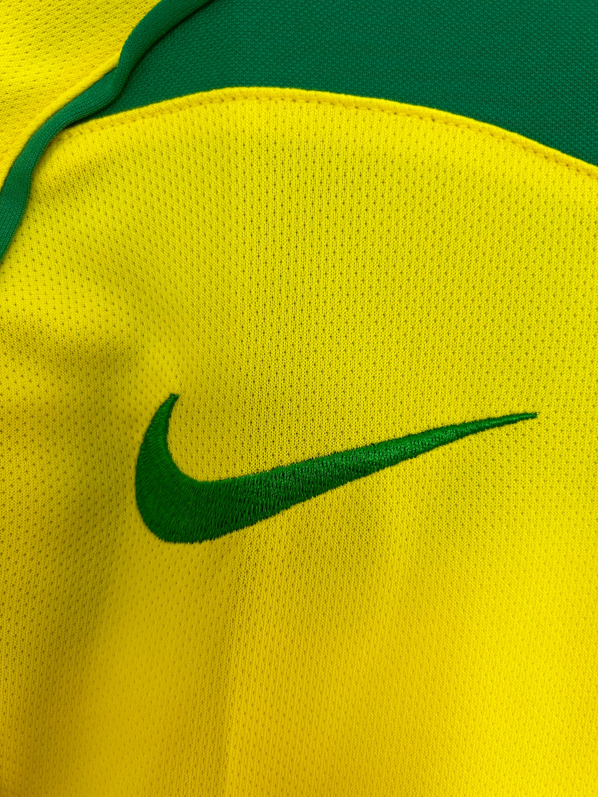 Brazil 2004 Vintage Retro Home Jersey