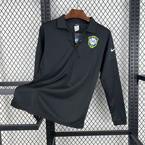 Brazil 2004 Vintage Retro Special Edition Long Sleeves Jersey