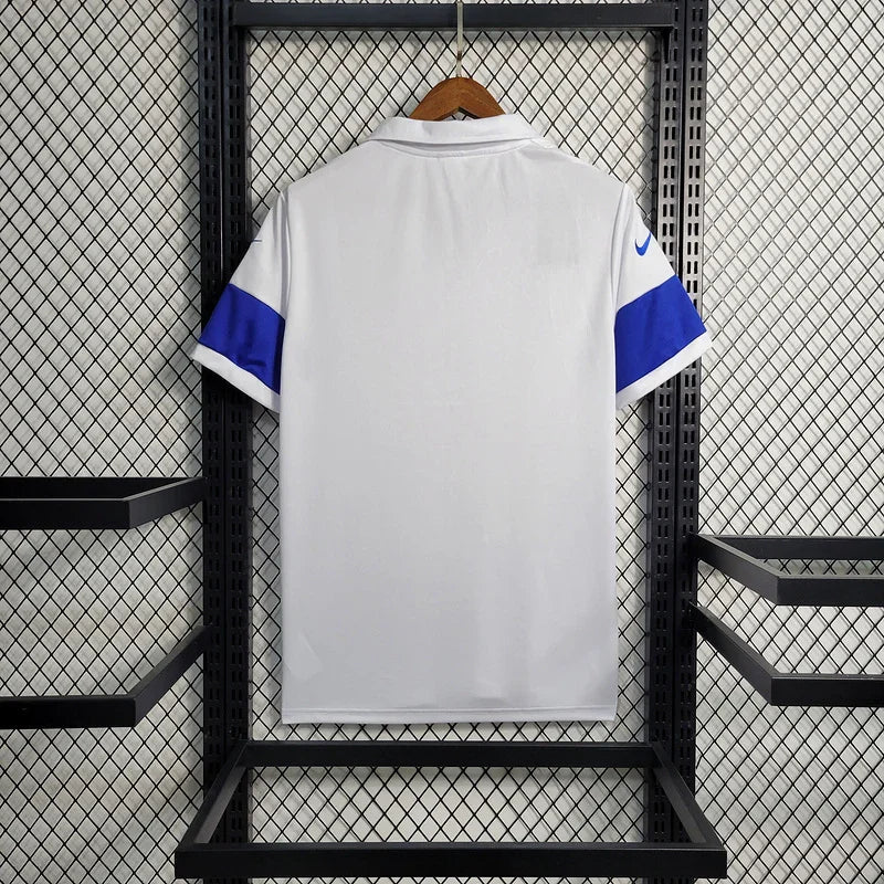 Brazil 2004 Vintage Retro White Away Jersey