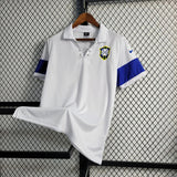 Brazil 2004 Vintage Retro White Away Jersey