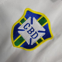 Brazil 2004 Vintage Retro White Away Jersey