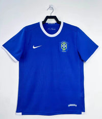 Brazil 2006 Vintage Retro Away Jersey