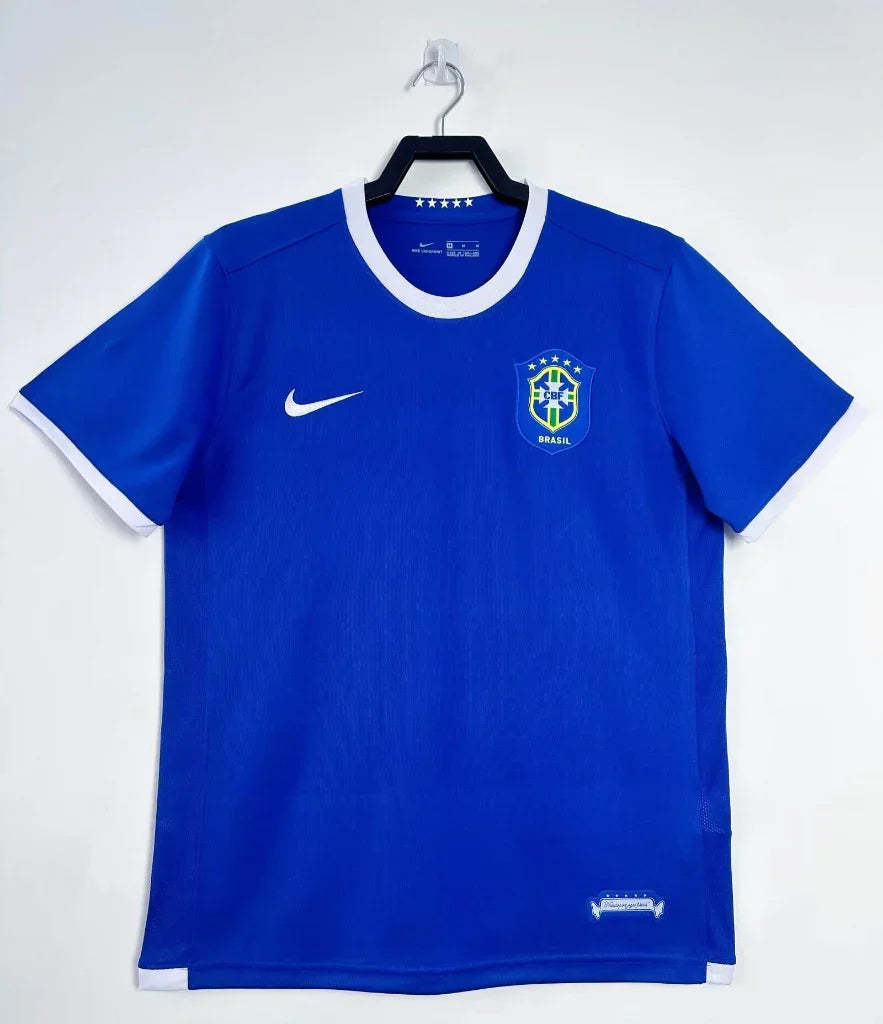 Brazil 2006 Vintage Retro Away Jersey