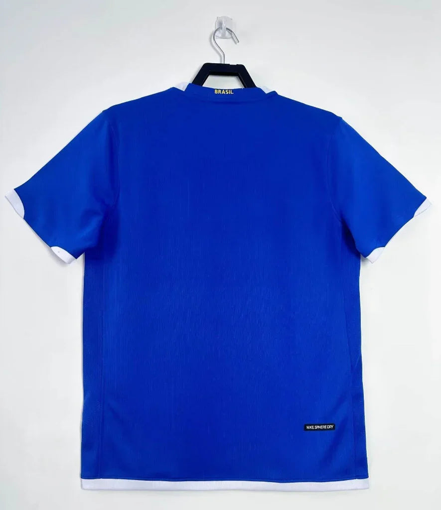 Brazil 2006 Vintage Retro Away Jersey