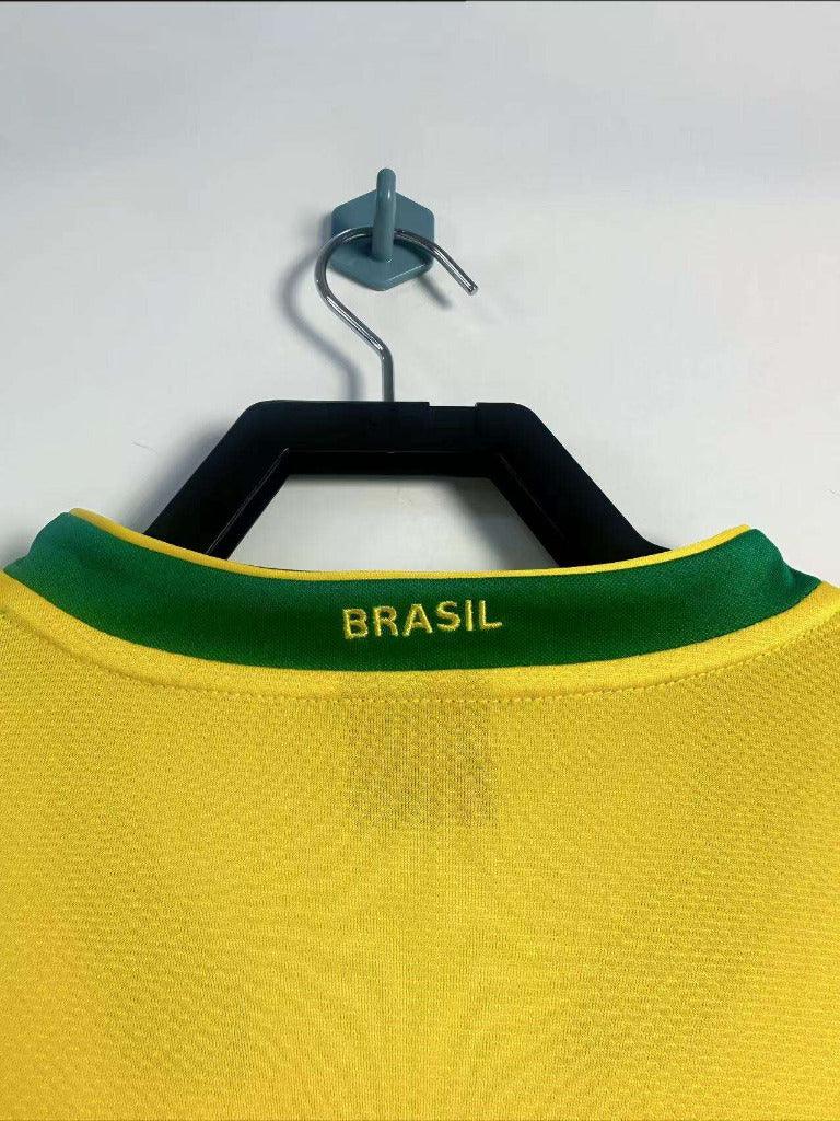 Brazil 2006 Vintage Retro Home Jersey