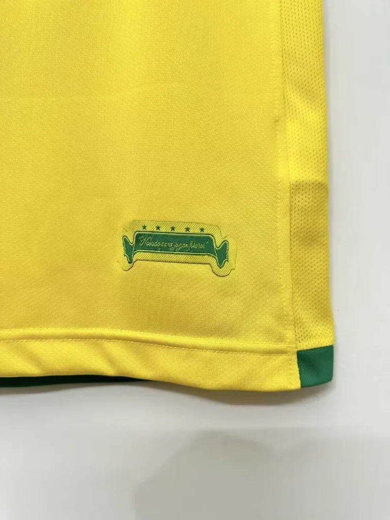 Brazil 2006 Vintage Retro Home Jersey