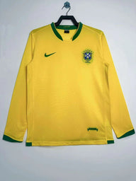 Brazil 2006 Vintage Retro Home Jersey