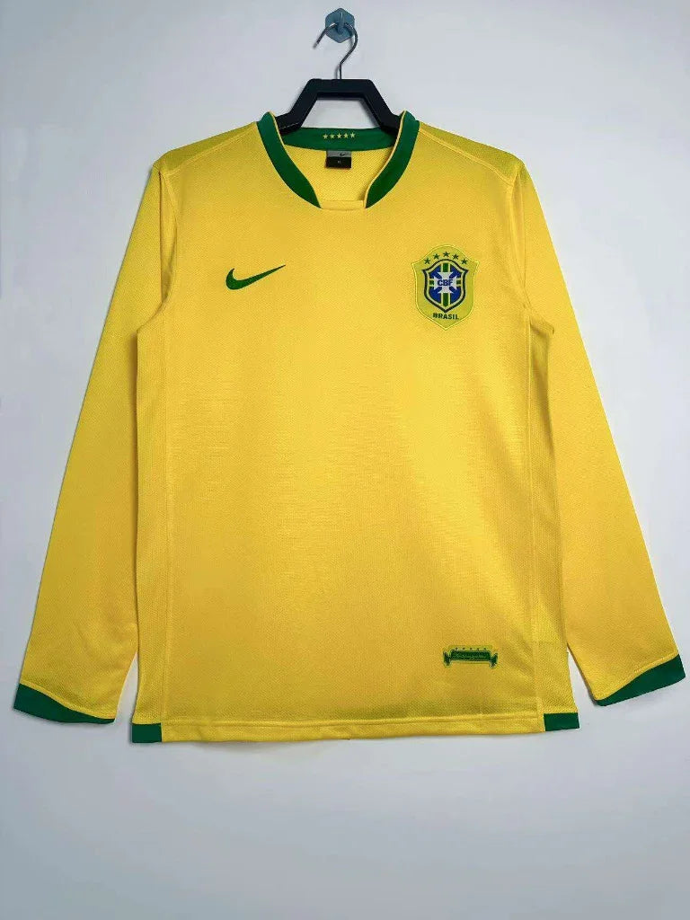 Brazil 2006 Vintage Retro Home Jersey
