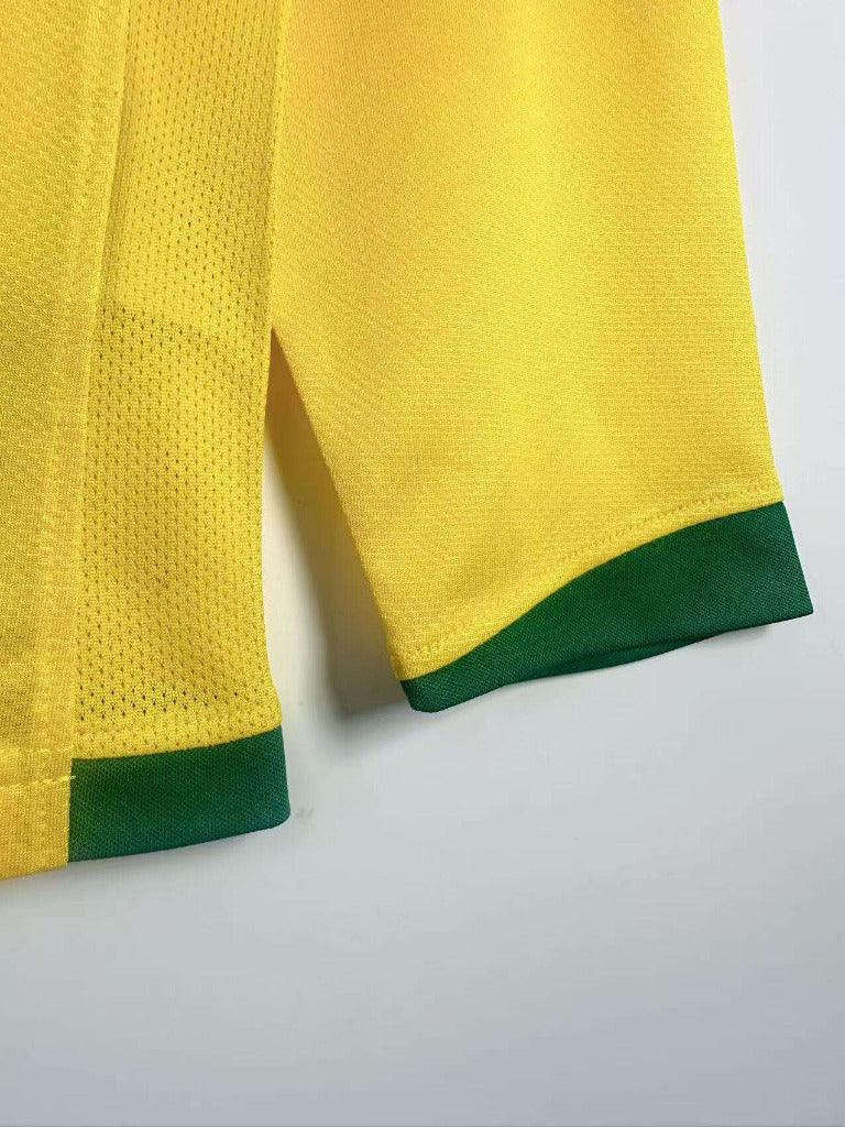 Brazil 2006 Vintage Retro Home Jersey
