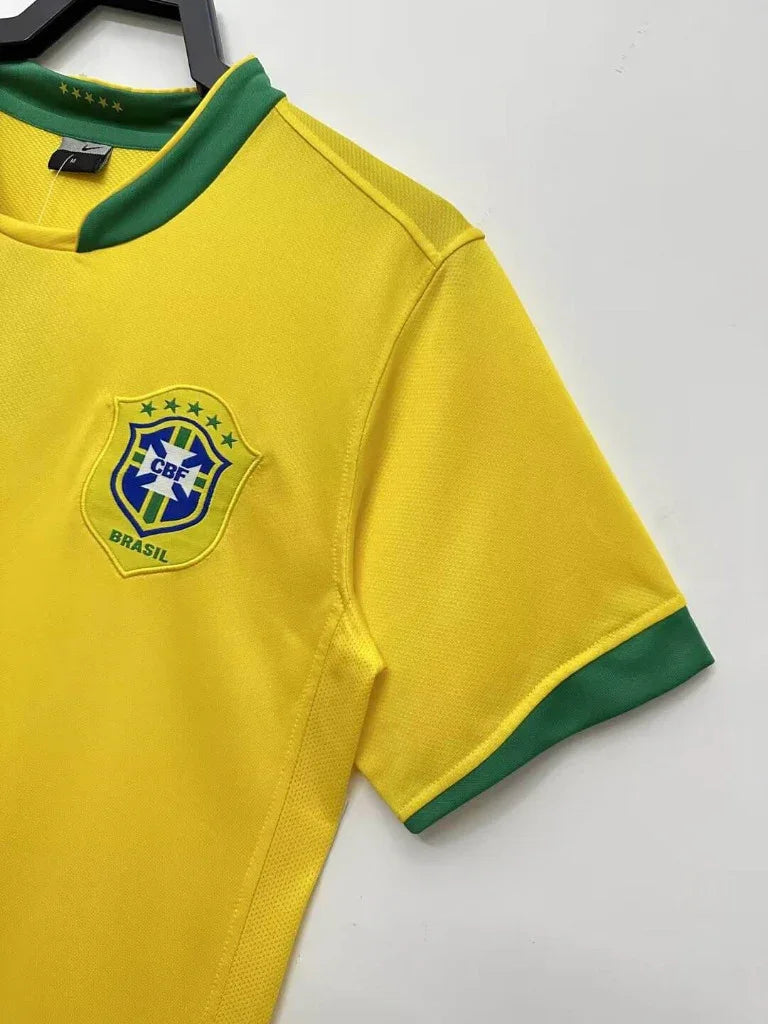 Brazil 2006 Vintage Retro Home Jersey