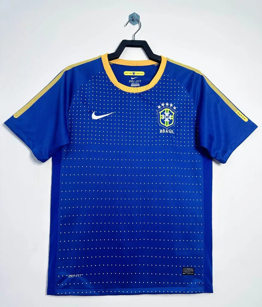 Brazil 2010 Vintage Retro Away Jersey