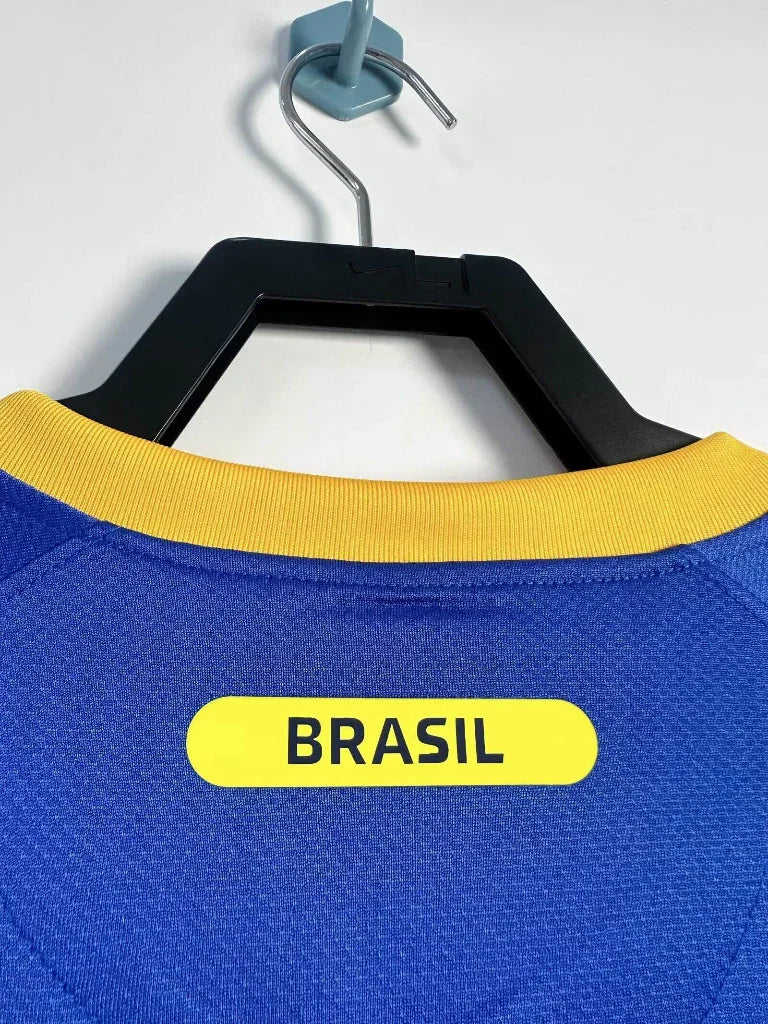 Brazil 2010 Vintage Retro Away Jersey