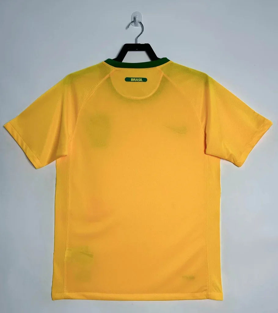 Brazil 2010 Vintage Retro Home Jersey