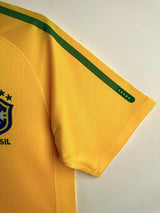 Brazil 2010 Vintage Retro Home Jersey