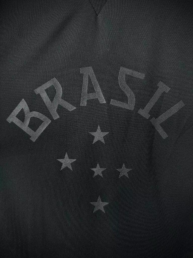 Brazil 2013/14 Vintage Retro Black Player Jersey