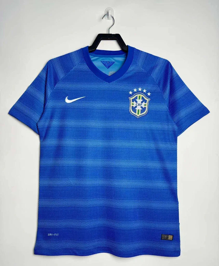 Brazil 2014 Vintage Retro Away Jersey