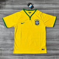Brazil 2014 Vintage Retro Home Jersey