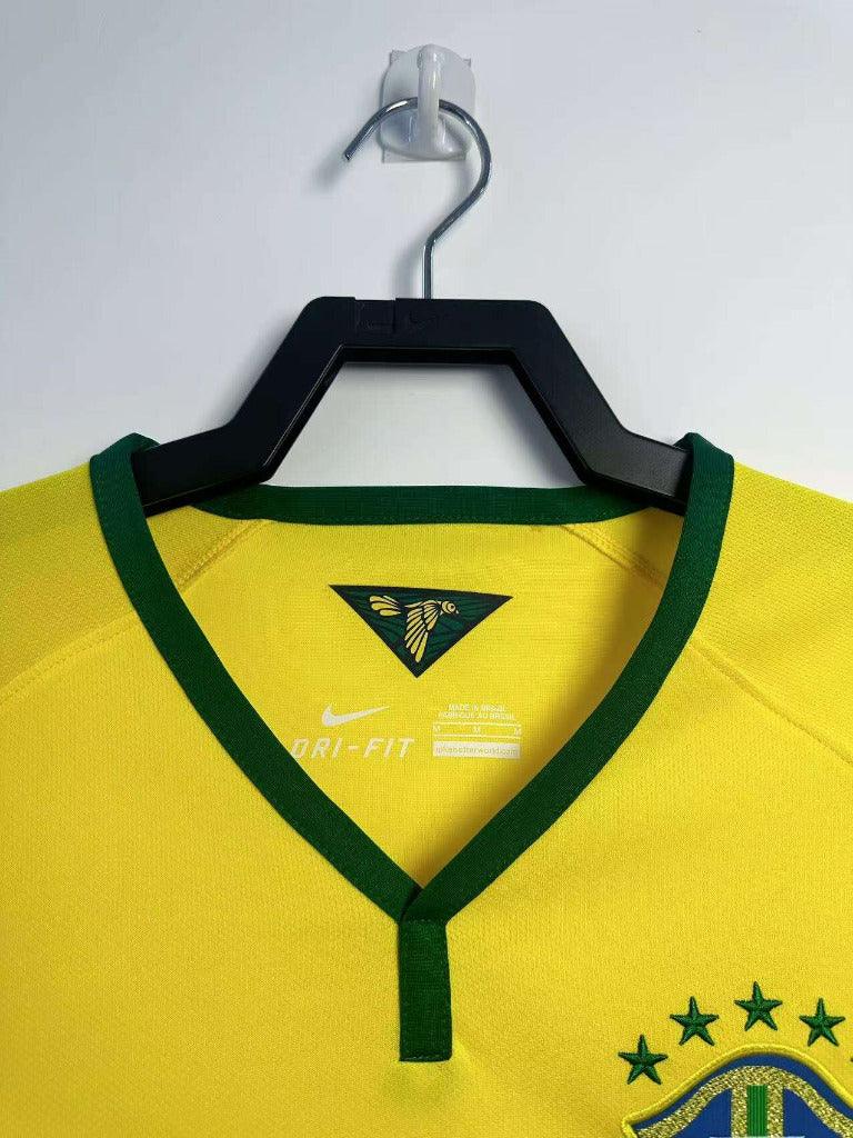 Brazil 2014 Vintage Retro Home Jersey