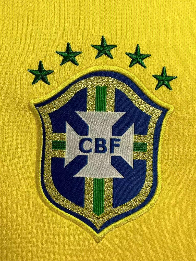 Brazil 2014 Vintage Retro Home Jersey
