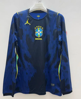 Brazil 2026 Blue Away Long Sleeve Jersey