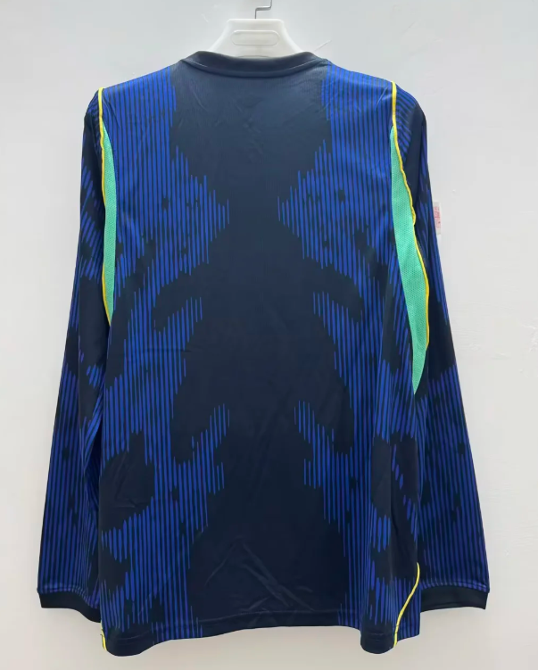 Brazil 2026 Blue Away Long Sleeve Jersey