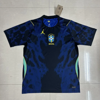 Brazil 2026 Blue/Black Away Jersey