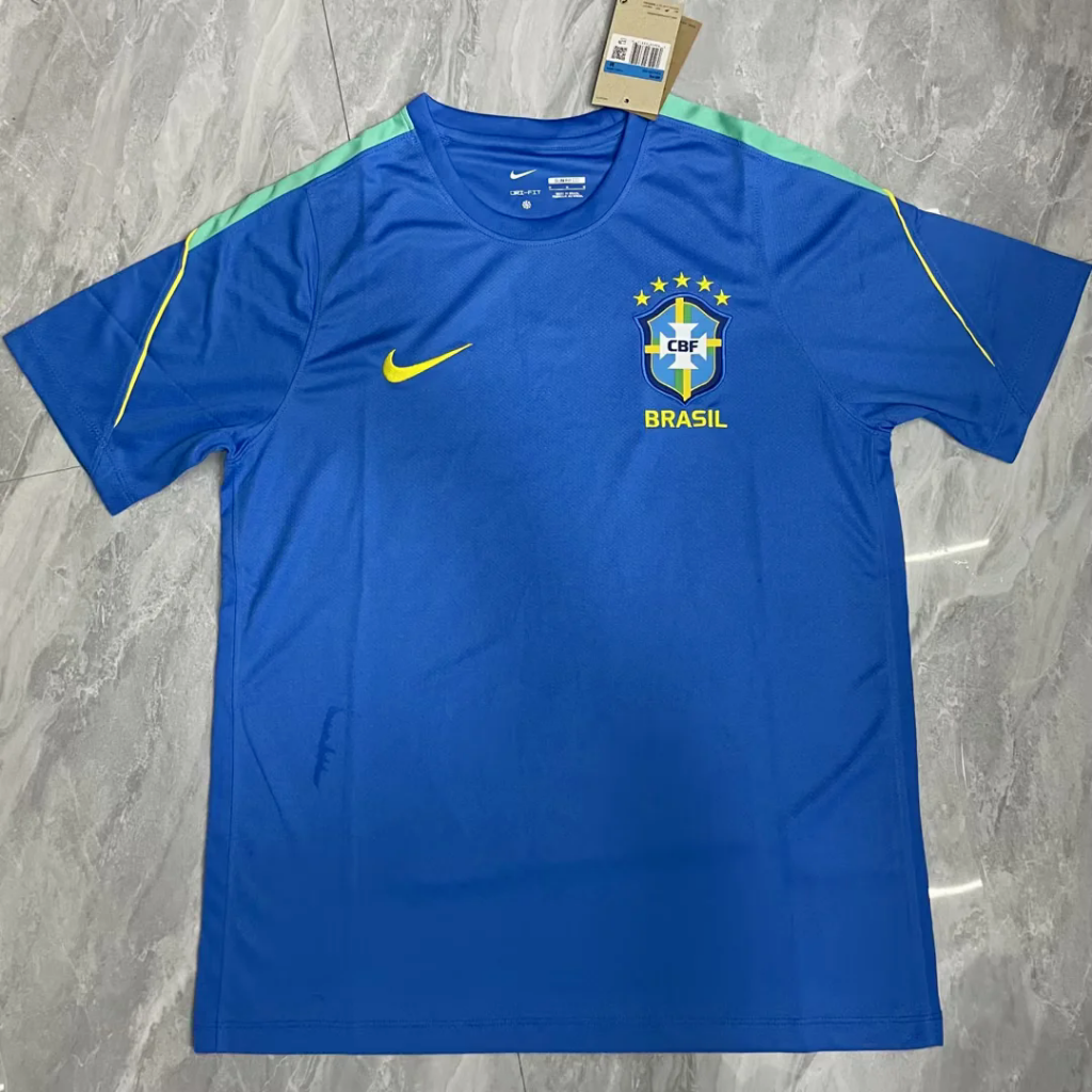 Brazil 2026 Blue/Bright Yellow Training Jersey