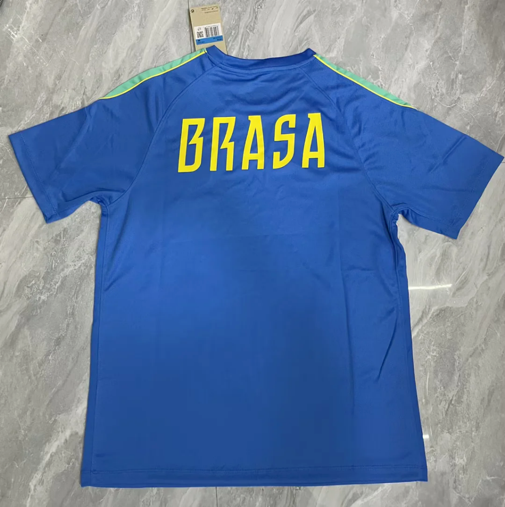 Brazil 2026 Blue/Bright Yellow Training Jersey