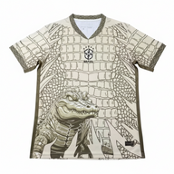 Brazil 2026 Cream/Metallic Gold Crocodile Graphic Special Version Jersey