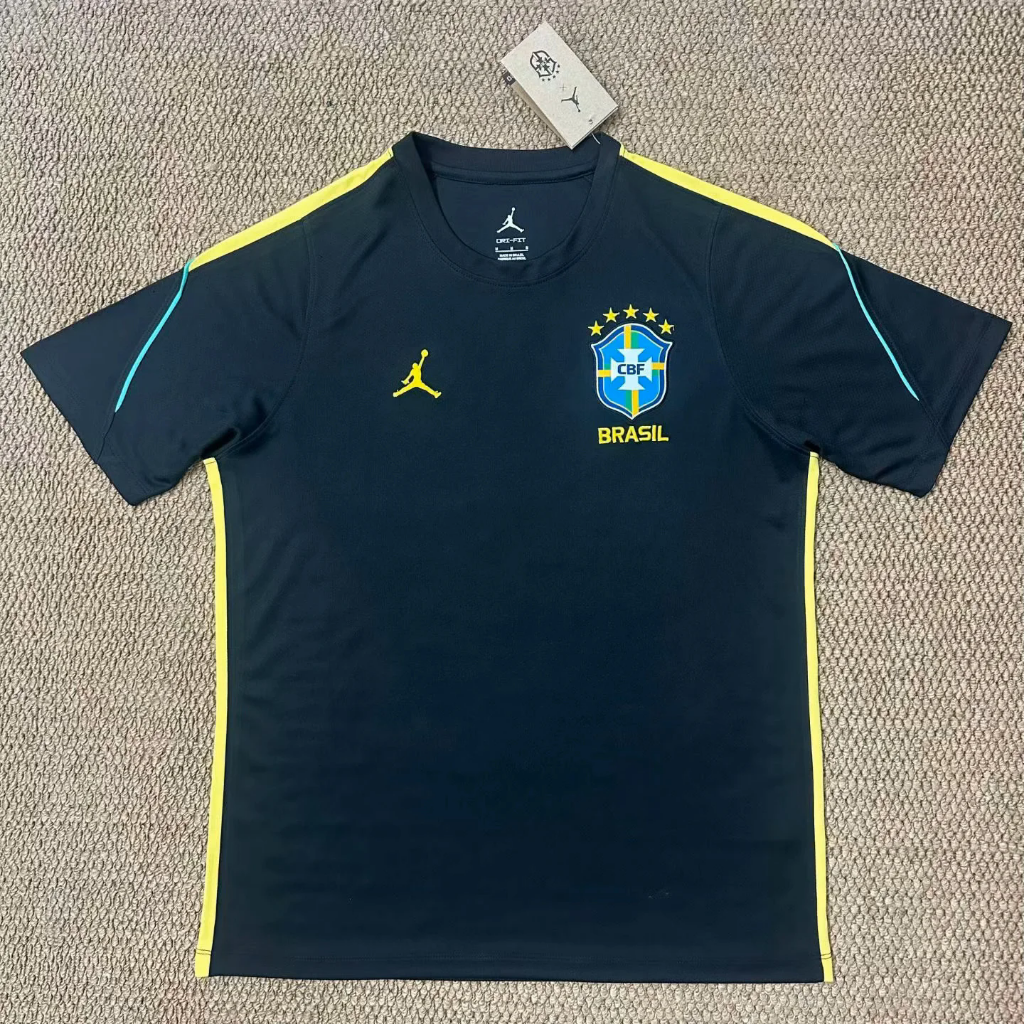Brazil 2026 Dark Green/Yellow Training Jersey