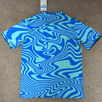 Brazil 2026 Green/Blue Camo Pre-Match Jersey