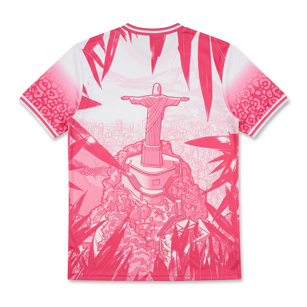 Brazil 2026 Pink Christ the Redeemer Concept Special Version Jersey