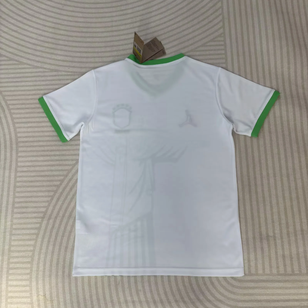 Brazil 2026 White/Green Trim Special Version Jersey
