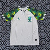 Brazil 2026 White/Green/Yellow Tropical Palm Special Jersey