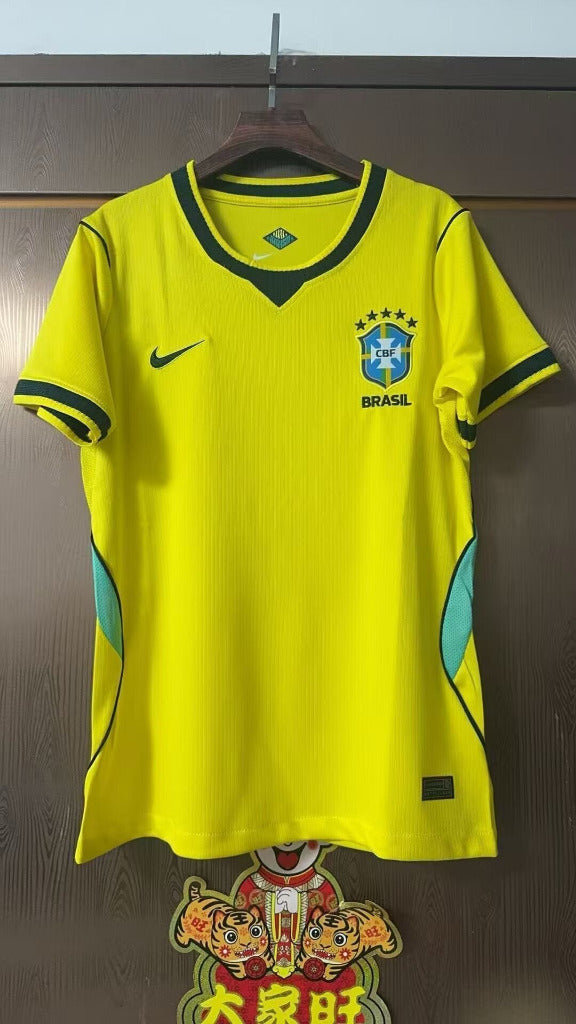 Brazil 2026 Yellow/Green Home Football Women Jersey