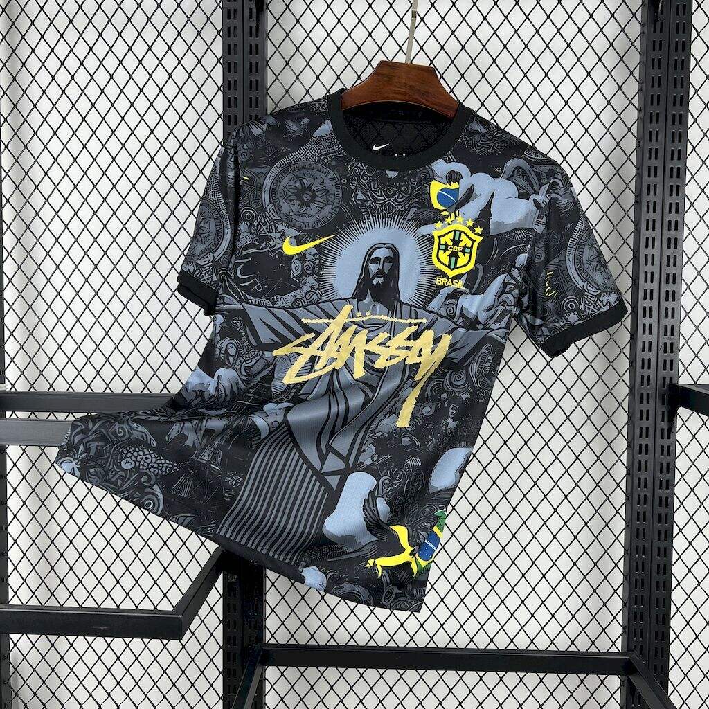Brazil 25/26 Black Jesus Special Jersey