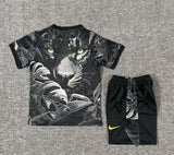 Brazil 25/26 Black Panther Special Kids Jersey Set