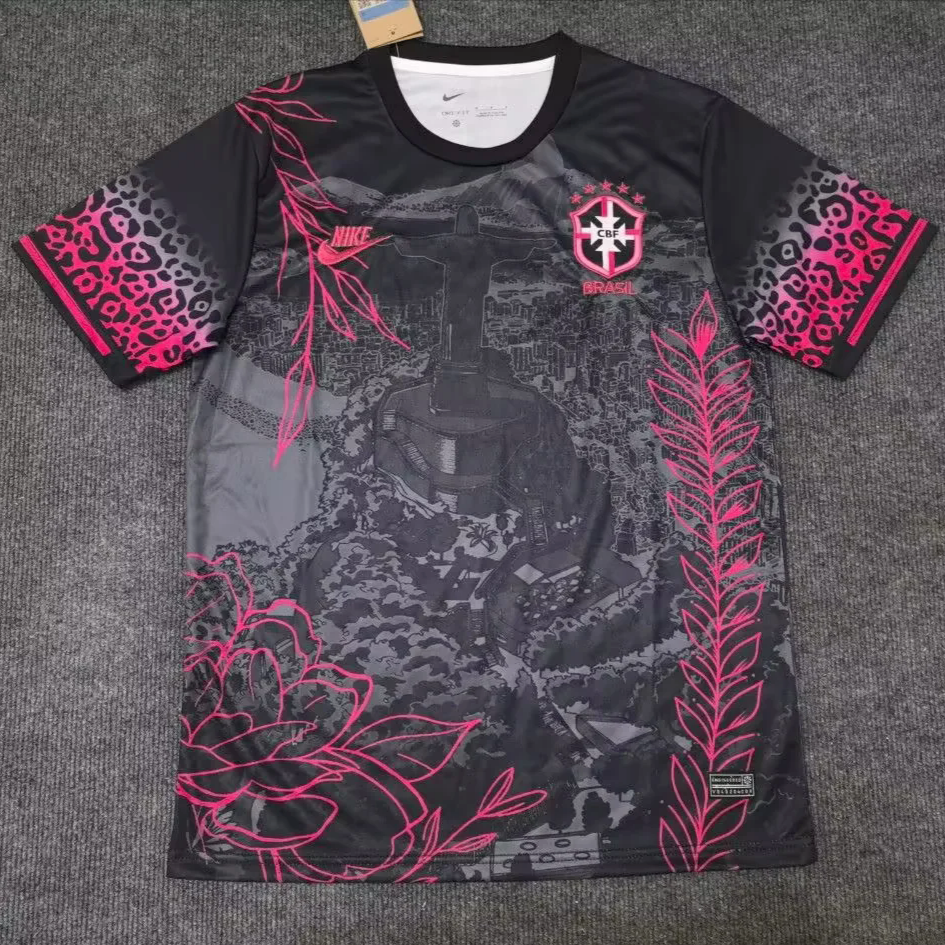 Brazil 25/26 Black/Red Away Special Version Jersey