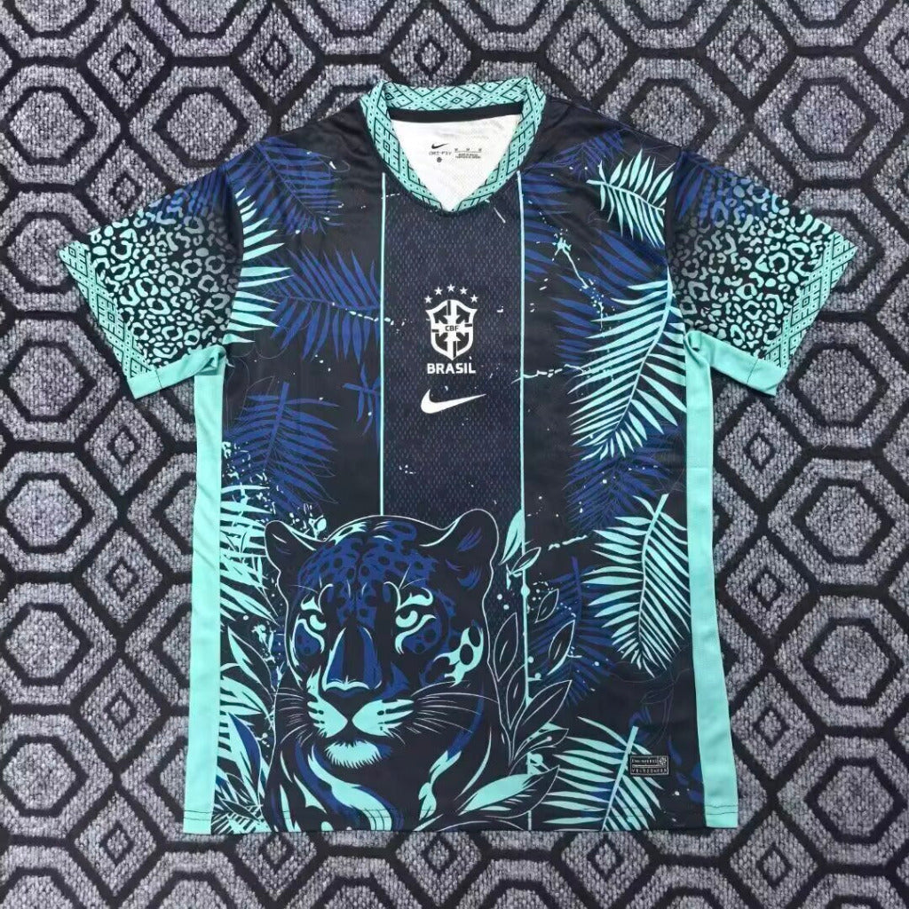 Brazil 25/26 Blue Leopard Special Jersey