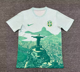 Brazil 25/26 Green/White Jesus Special Jersey