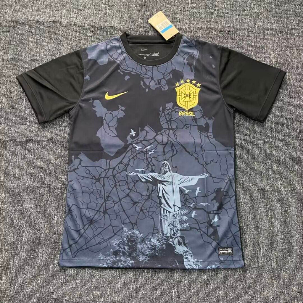 Brazil 25/26 Jesus Black/Gray Jersey