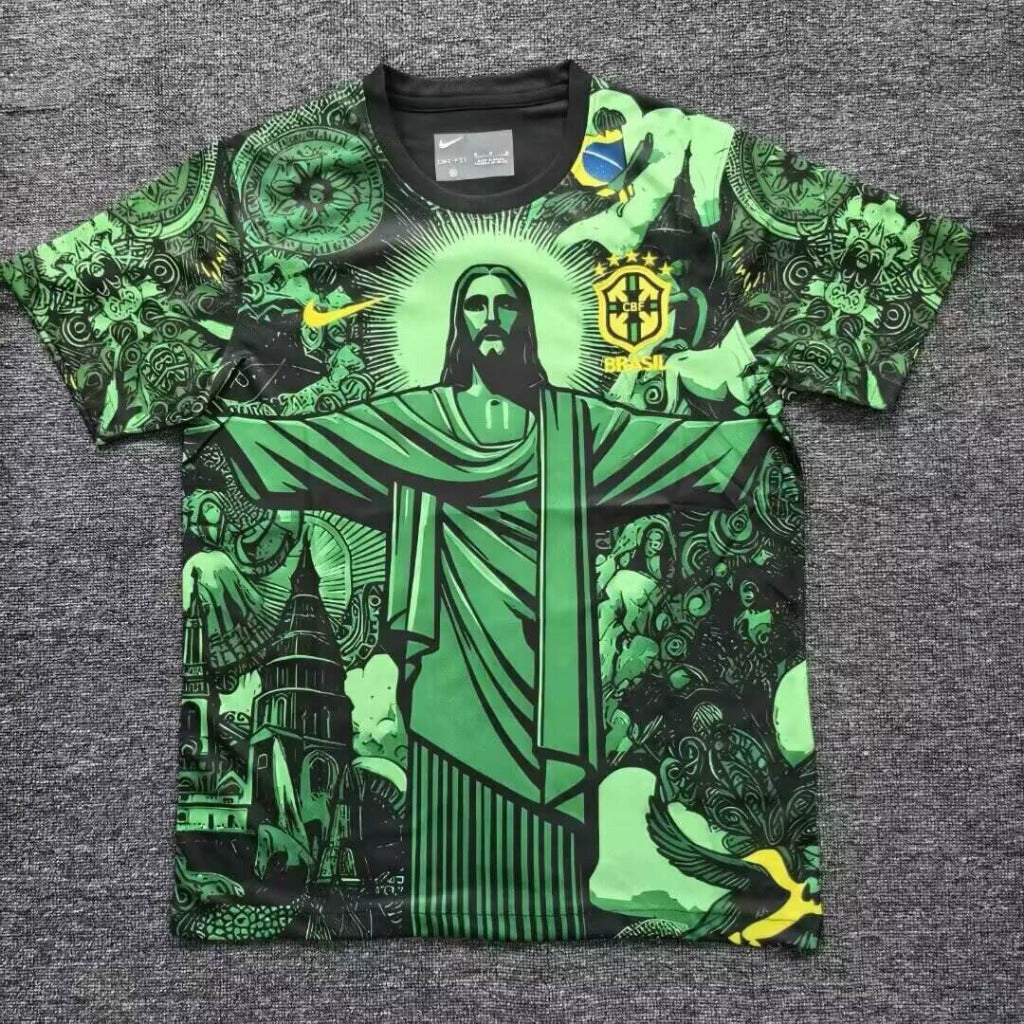 Brazil 25/26 Jesus the Redeemer Green Jersey