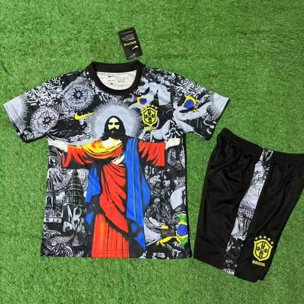 Brazil 25/26 Jesus the Redeemer Kids Jersey Set