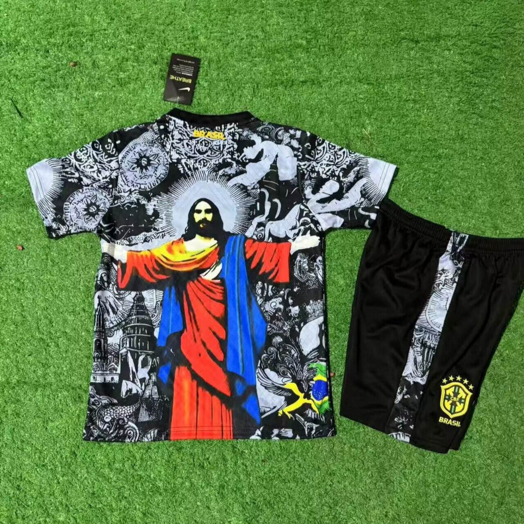 Brazil 25/26 Jesus the Redeemer Kids Jersey Set