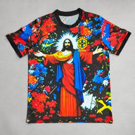 Brazil 25-26 Jesus the Redeemer Red Special Version Jersey