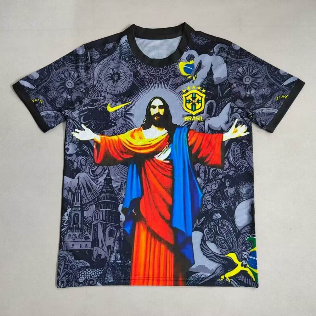 Brazil 25-26 Jesus the Redeemer Special Version Jersey