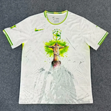 Brazil 25/26 White/Green Jesus Special Version Jersey