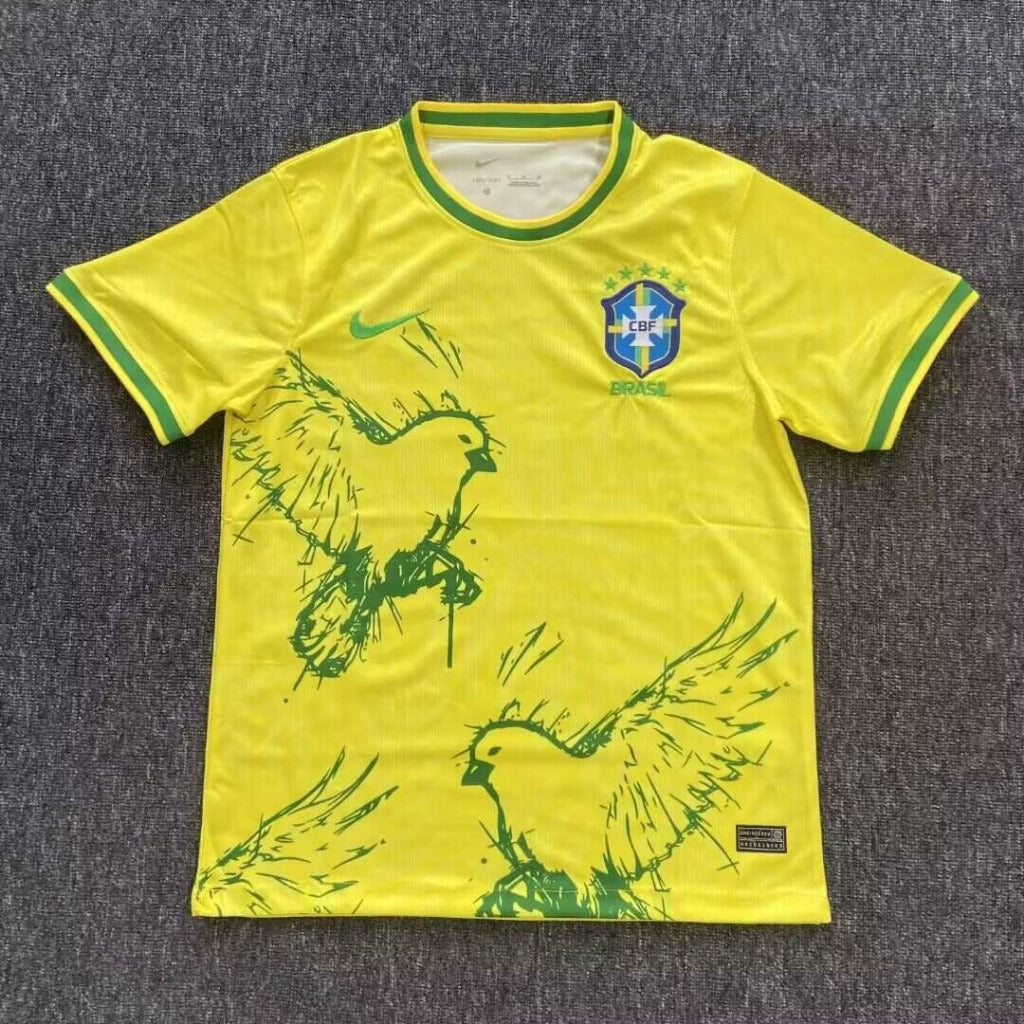 Brazil 25/26 Yellow Canary Bird Special Version Jersey