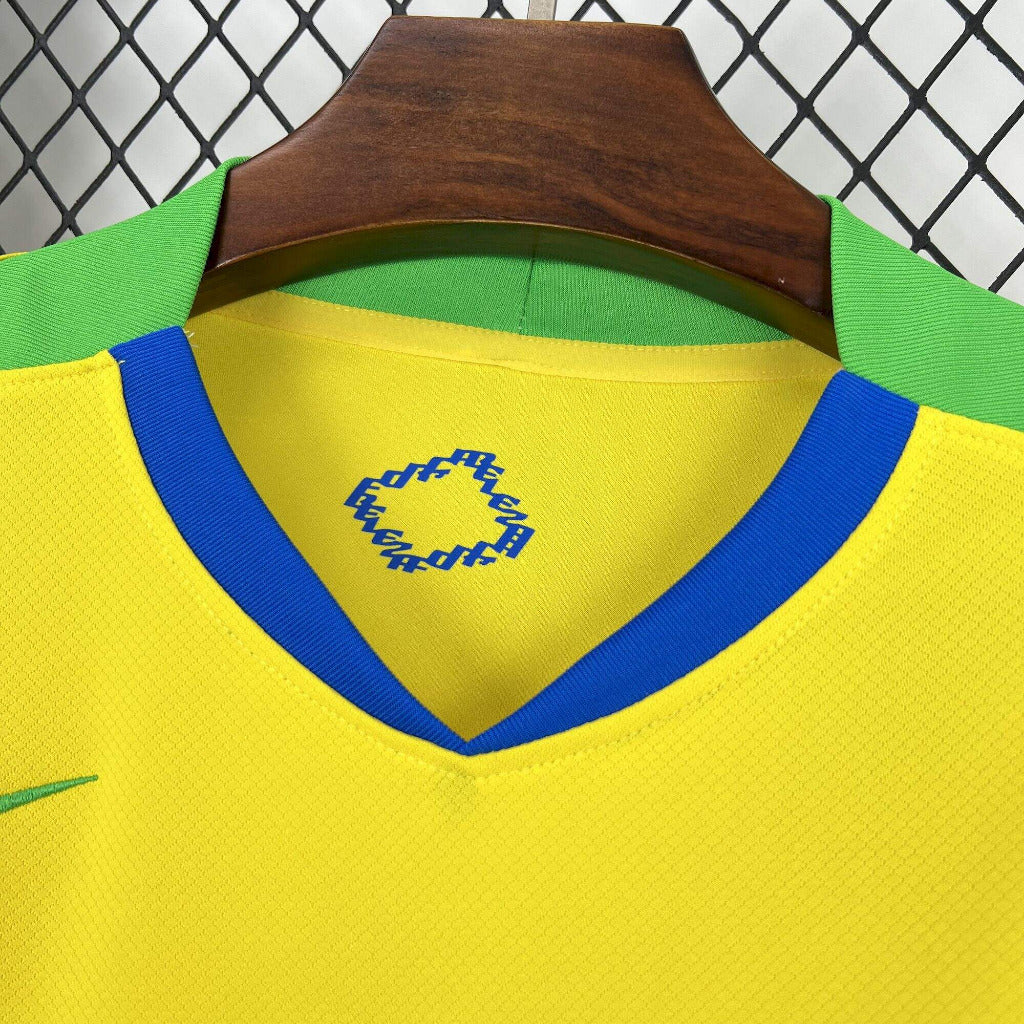 Brazil 25/26 Yellow/Green Home Jersey
